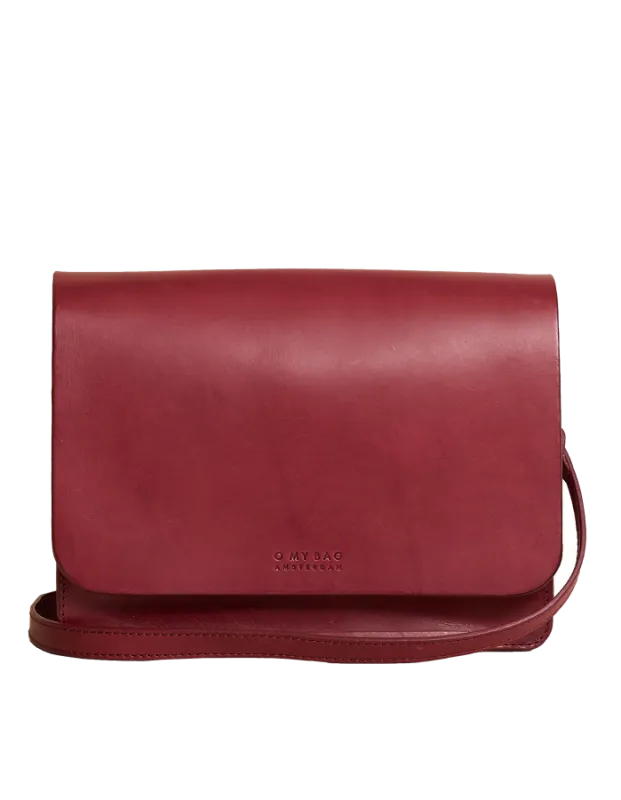 Audrey Ruby Classic Leather - kožená kabelka