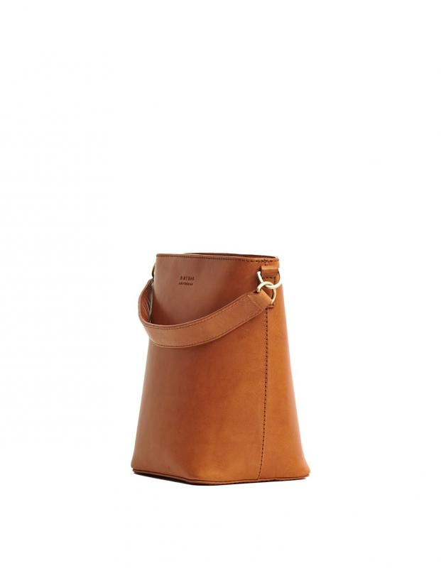 Bobbi Bucket Bag Cognac Classic Leather - kožená kabelka