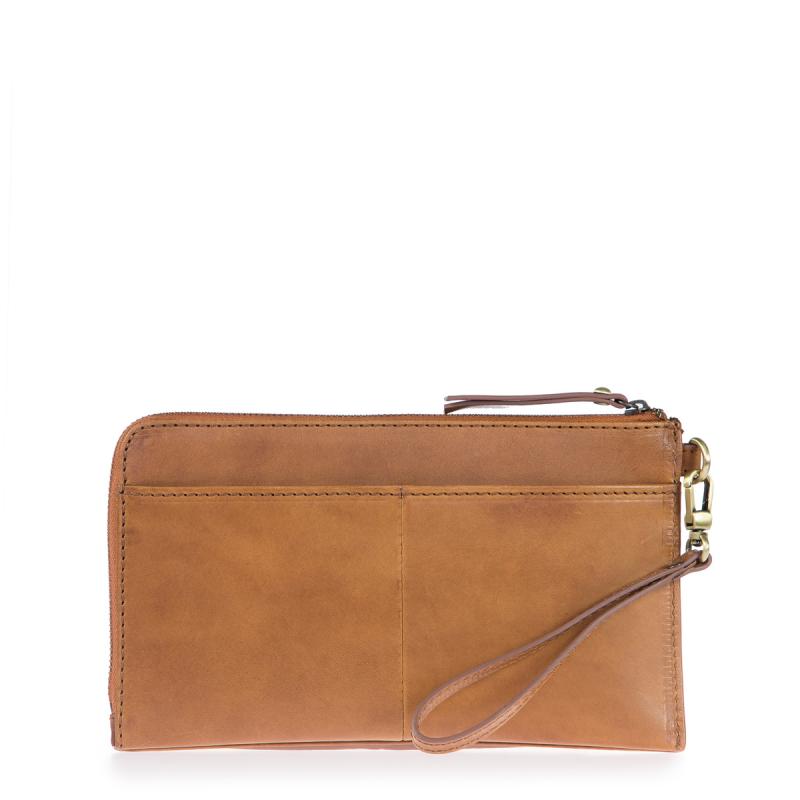 Travel Pouch Cognac Classic Leather - cestovná peňaženka