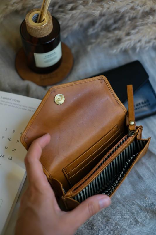 Jo´s Purse - Magnetic - Cognac Classic Leather - kožená peňaženka
