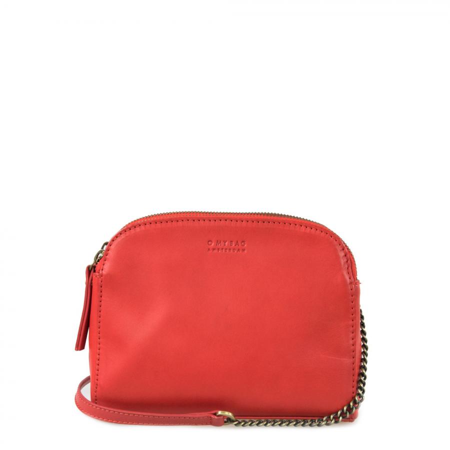 Emily Red Classic Leather - kožená crossbody kabelka