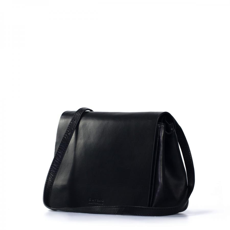 Lucy Black Classic Leather - kožená kabelka