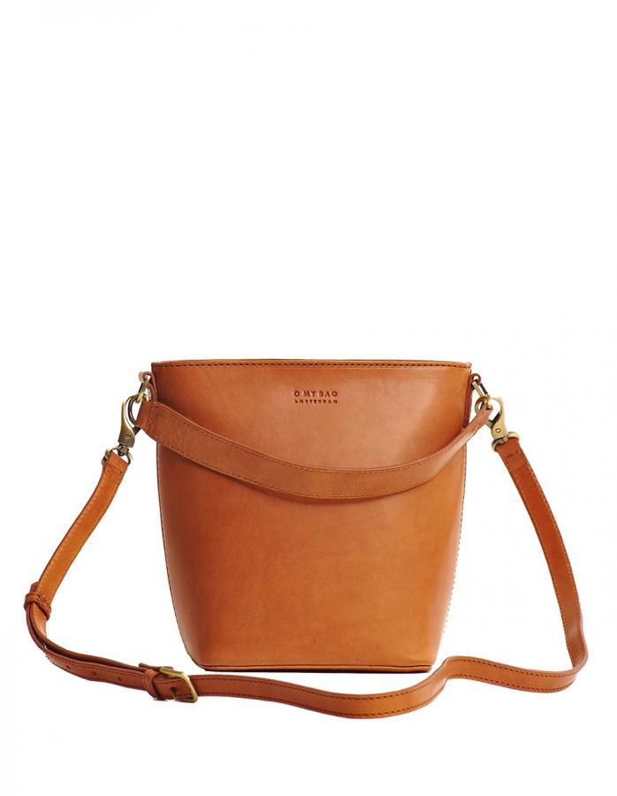 Bobbi Bucket Bag Cognac Classic Leather - kožená kabelka