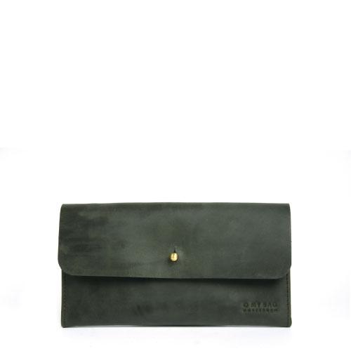 Pixie´s Pouch Green Hunter Leather - kožená peňaženka