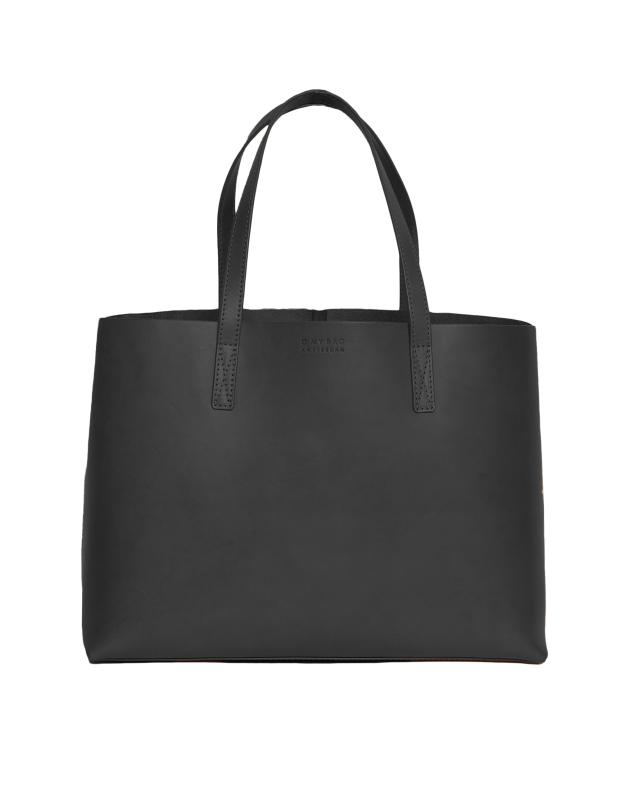 Sam Shopper Black Classic Leather - kožená kabelka