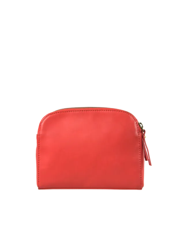 Emily Red Classic Leather - kožená crossbody kabelka
