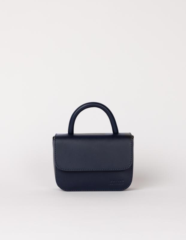 Nano Bag Midnight Blue Classic Leather - malá crossbody kožená kabelka 4