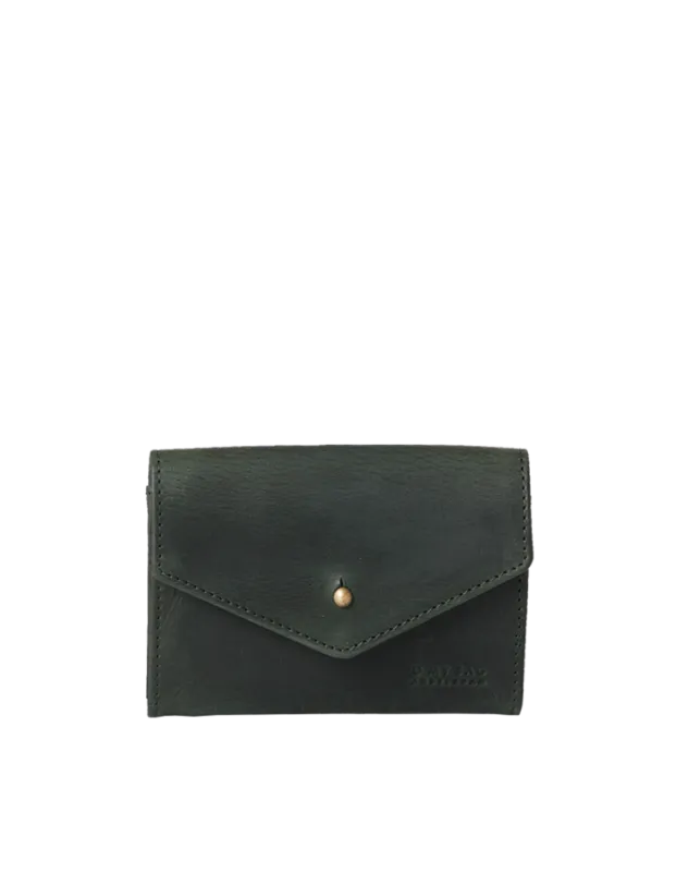 Jo´s Purse Green Hunter Leather - kožená peňaženka