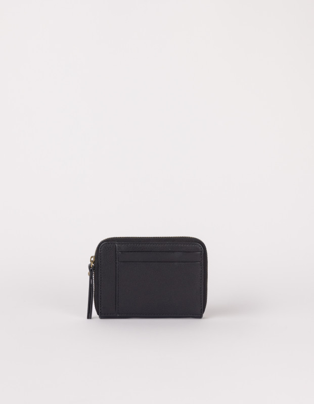 Robbie Wallet Black Soft Grain - kožená peňaženka 2
