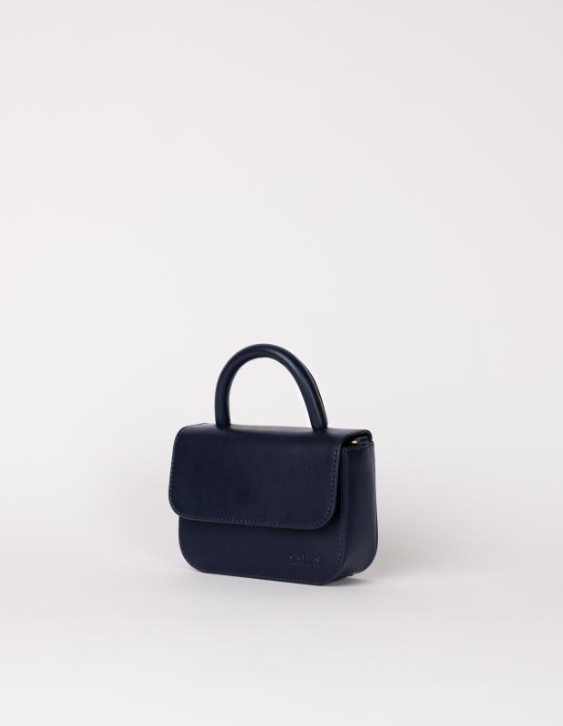 Nano Bag Midnight Blue Classic Leather - malá crossbody kožená kabelka 6