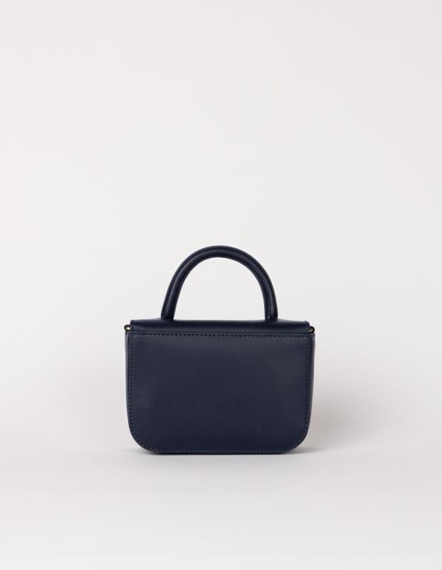 Nano Bag Midnight Blue Classic Leather - malá crossbody kožená kabelka 5