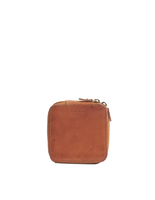 Jewelry Box Cognac Stromboli Leather - šperkovnica