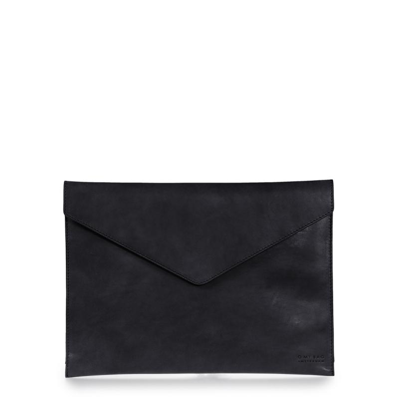 Envelope Laptop Sleeve 13" Black Classic Leather - kožený obal na notebook