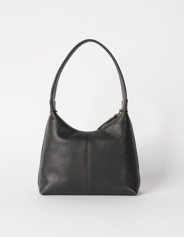 Nora Black Soft Grain Leather - kožená kabelka