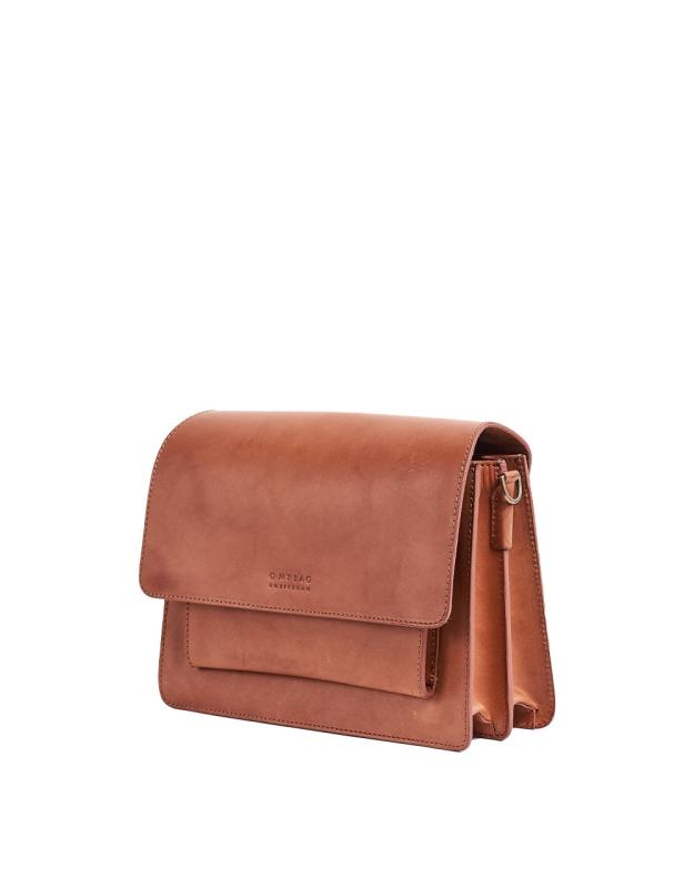 Harper Cognac Classic Leather - kožená kabelka