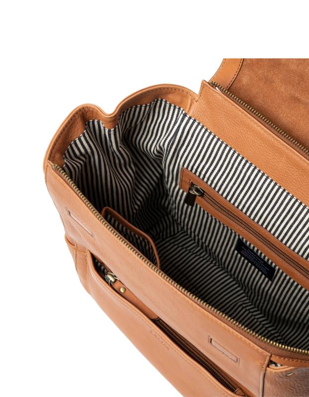 Jean Backpack Wild Oak Soft Grain Leather - kožený batoh