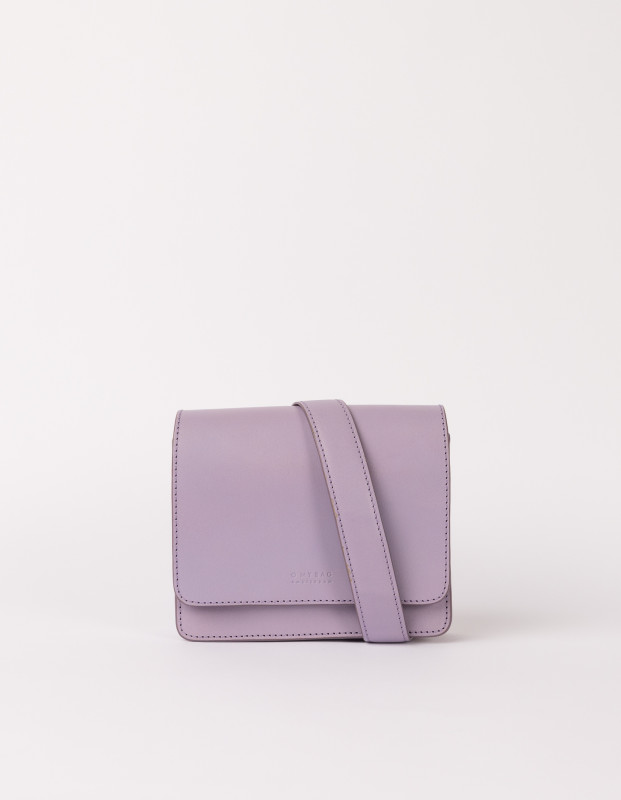 Audrey Mini Lavender Classic Leather - kožená kabelka