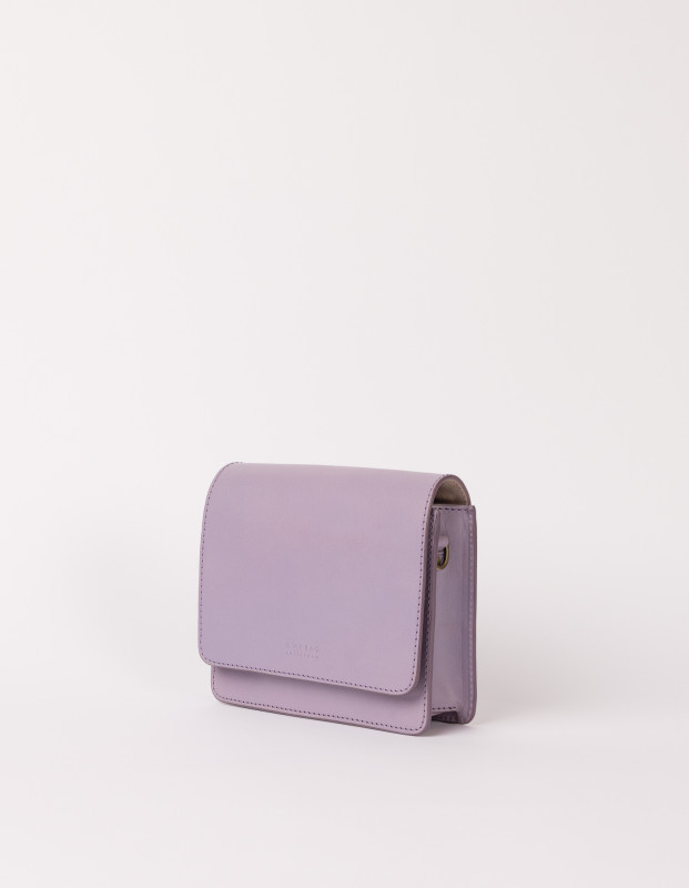 Audrey Mini Lavender Classic Leather - kožená kabelka 5