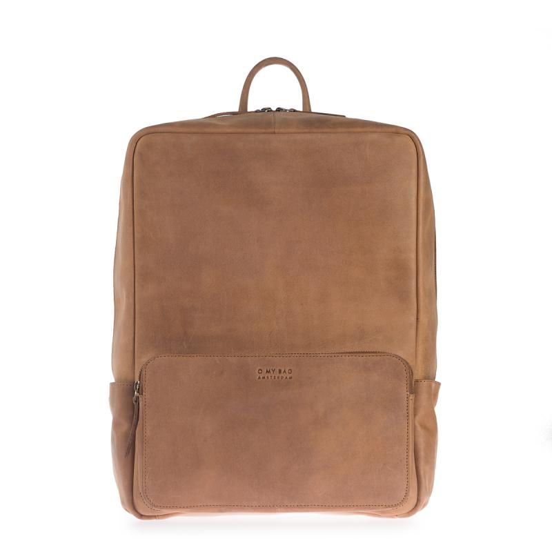 John Backpack Maxi Camel Hunter Leather - kožený batoh