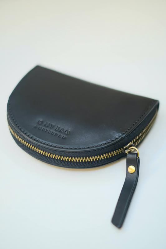 Laura´s Purse Black Classic Leather - kožená peňaženka na mince