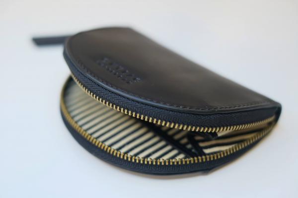 Laura´s Purse Black Classic Leather - kožená peňaženka na mince