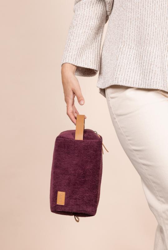 Ted Travel Case Large - Burgundy - cestovná kozmetická taška