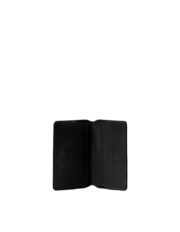 Cassie Cardcase Black Classic Leather - kožený cardholder