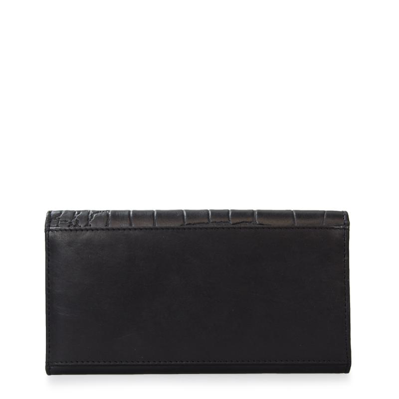 Envelope Pixie Black Classic/Croco Classic Leather - kožená peňaženka