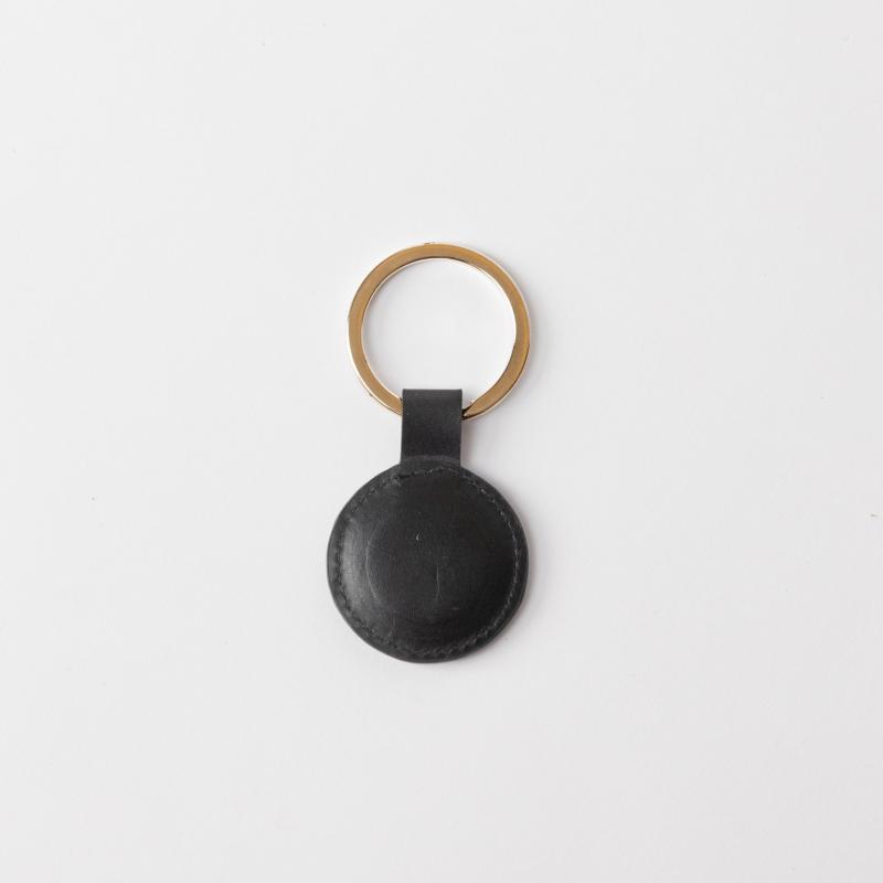 Keyring Black Classic Leather - kožená kľúčenka