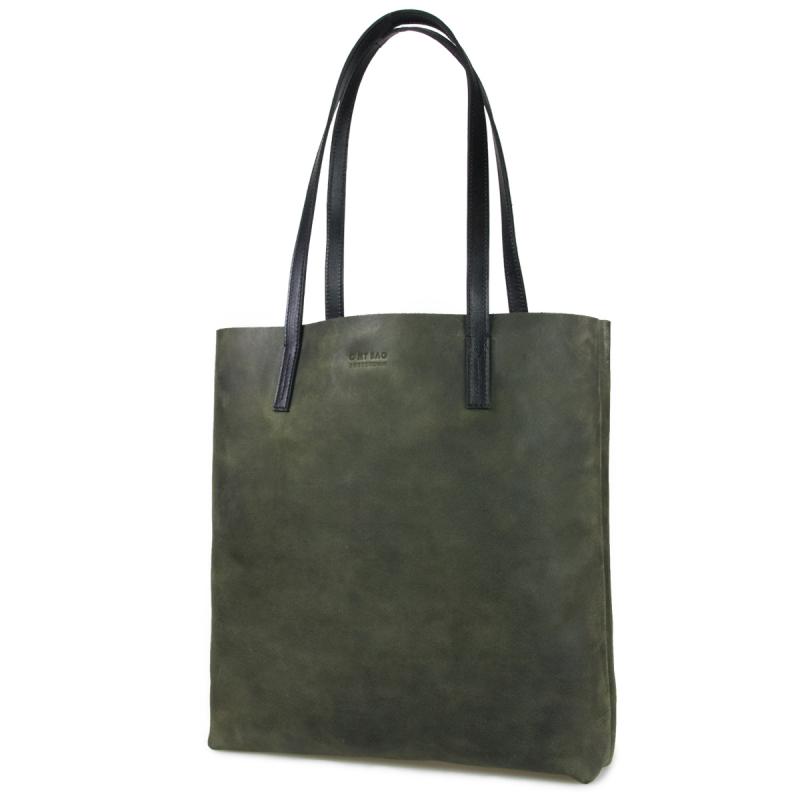 Georgia Green Hunter Leather - kožená shopper kabelka