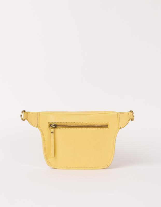 Beck´s Bum Bag Butter Yellow Classic Leather - kožená ľadvinka 3