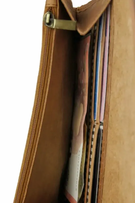 Pixie´s Pouch Camel Hunter Leather - kožená peňaženka