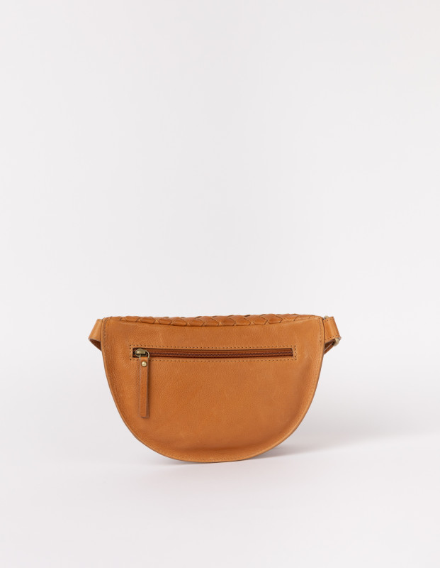Ray Bumbag Wild Oak Woven – kožená ľadvinka v pieskovej farbe 2