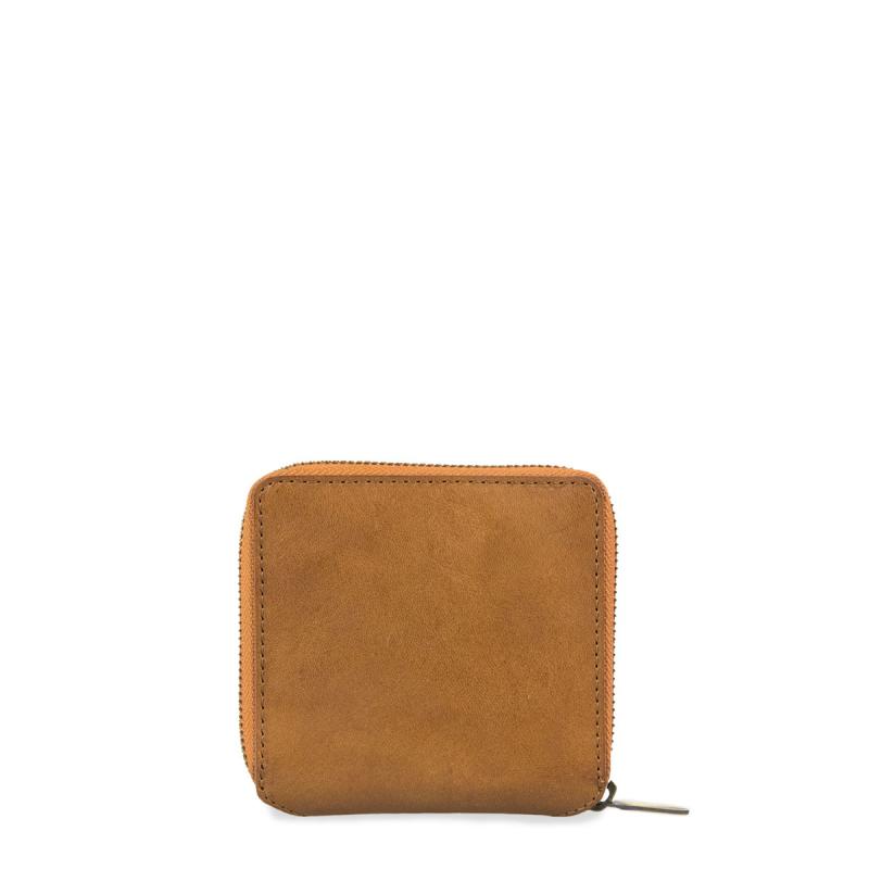 Sonny Square Wallet Cognac Stromboli Leather - kožená peňaženka