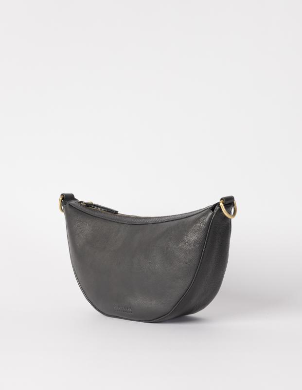 Leo Black Soft Grain Leather - kožená kabelka