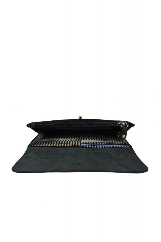 Pixie´s Pouch Black Hunter Leather - kožená peňaženka