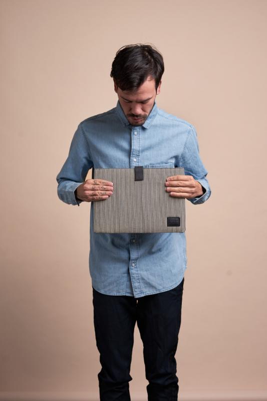 Cotton Laptop Sleeve 13´´ Black - obal na notebook