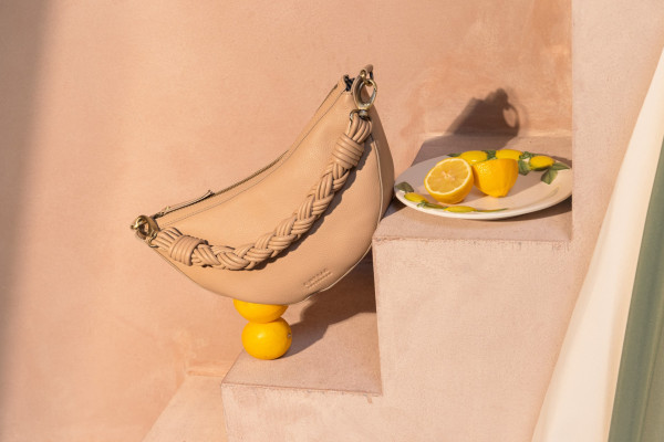 Leo Sand Soft Grain Leather - kožená kabelka 2