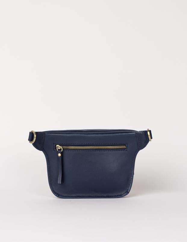 Beck´s Bum Bag Midnight Blue Classic Leather - kožená ľadvinka 5