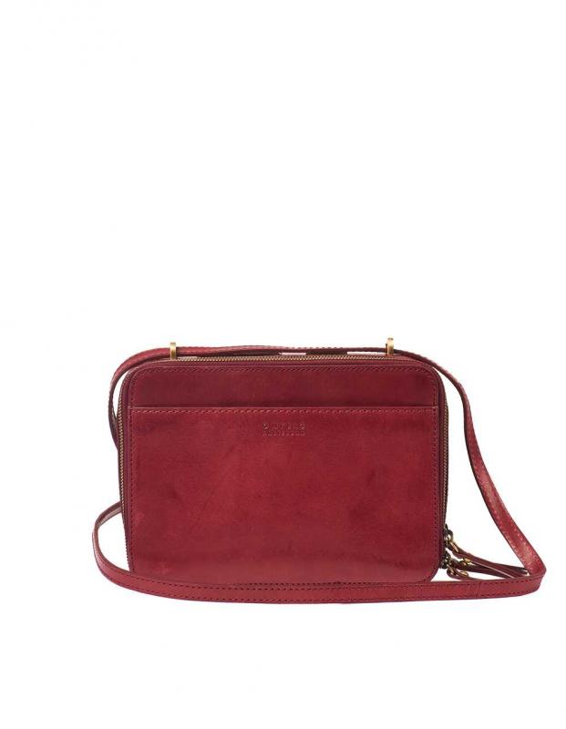 Bee´s Box Bag Ruby Classic Leather - kožená crossbody kabelka