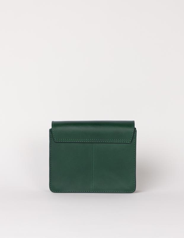 Audrey Mini Pine Green Classic Leather - kožená kabelka 5