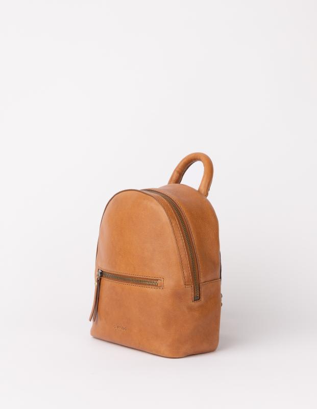 Ivy Mini Backpack Wild Oak Soft Grain Leather - kožený batoh